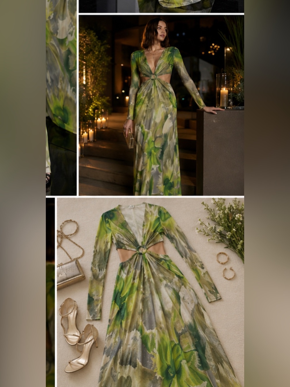 JLo Versace inspired Halston Jen dress (brand new with tag)
